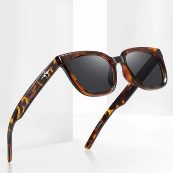 Новата европейска мода, поляризирана тенденция на личността, дамски слънчеви очила за пътуване, малка дограма, дамски очила с UV400