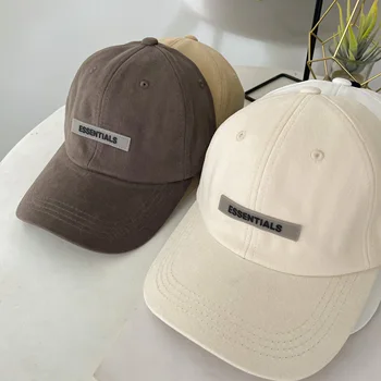 Нови бейзболни шапки ESSENTIALS, силиконови шапки с регулируема закопчалка под формата на писма, мъжки и дамски шапки в стил хип-хоп