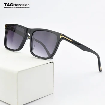нови квадратни слънчеви очила в ретро стил за мъже и жени, ацетатная дограма TF832, луксозен брендовый дизайн, Слънчеви очила за шофиране, очила с UV400, vintage слънчеви очила