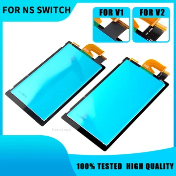 Нови Оригинални За Nintendo Switch NS V1 V2 LCD-дисплей Със Сензорен пълен изглед екран Дигитайзером В Събирането на Добра Светопропускаемость