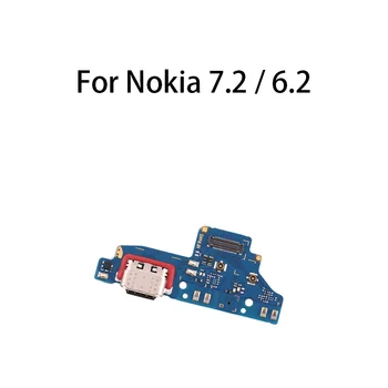 (Оригинал) USB конектор за зареждане конектор за док-станция такса за зареждане на гъвкав кабел за Nokia 7.2 /6.2
