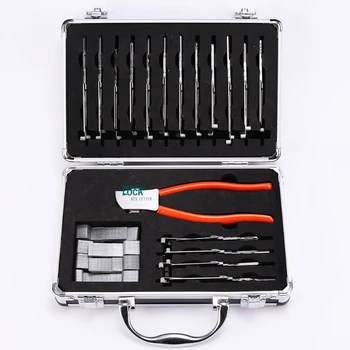 Оригинални инструменти за избор на автомобилни ключари, 32 бр 16 бр Lishi 2 в 1 комплект инструменти Lishi за автоматично отмычки