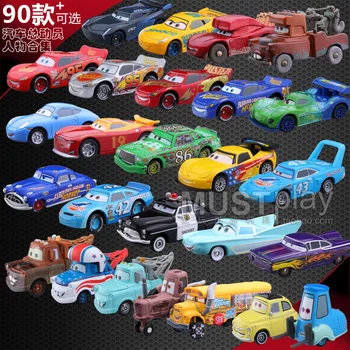 Оригинални модели анимационни автомобили Томи Disney Pixar, модели на автомобили от естествена сплав, коледни подаръци за деца