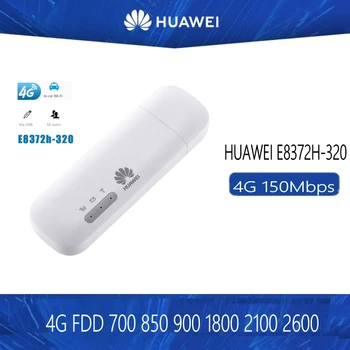 Отключени Huawei E8372h-320 e8372 Wingle LTE Универсален 4G USB МОДЕМ, WIFI Мобилен 4g usb lte b28