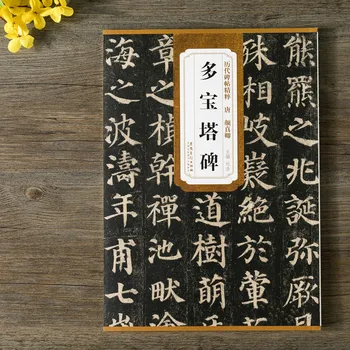 Официален сценарий Обикновена тетрадка с четка за писане китайската известният надпис Duo Bao Ta Bei Книга калиграфия Опростено резюме