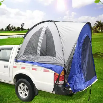 Палатка за камион за къмпинг двупластова водоустойчив пожароустойчива палатка за пикап 190T от огнестойкого полиестер, лесен за инсталиране