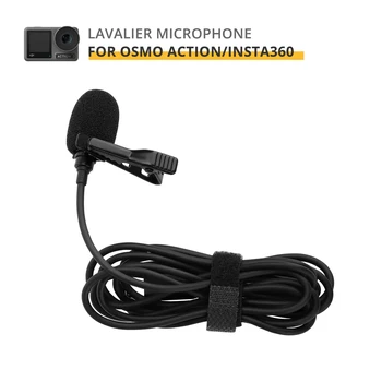 Петличный микрофон Type-C за лацканного микрофон с шумопотискане серия Insta360, Аудио за спортна екшън камера OSMO, Аксесоари