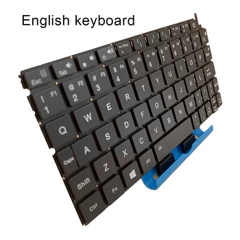 Пластмасова клавиатура за лаптоп, компютърни аксесоари Спестяване на пространство английски клавиатурата е Стабилна производителност на Работното игралното оборудване клавиатура