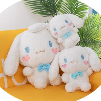 Плюшен играчка Kawaii Sanrio Cinnamoroll, възглавница за сън, детски празничен подарък, подарък за рожден ден за момиче, плюшен кукла, играчка за куче