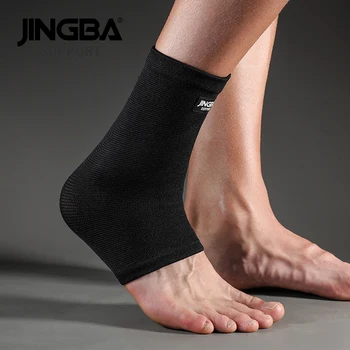 ПОДДРЪЖКА на JINGBA, 1 бр., спортни защитни компресия чорапи, футболна поддръжка на глезена, баскетбол бандаж за глезена, найлонов компрессионный еластична превръзка на глезена