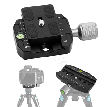 портативна универсална рефлексен фотоапарат Gimbal Arca Ballhead Swiss Quick Release Plate Технологична Комплект за бързо превключване на Закрепване за статив-слайдер Adapte