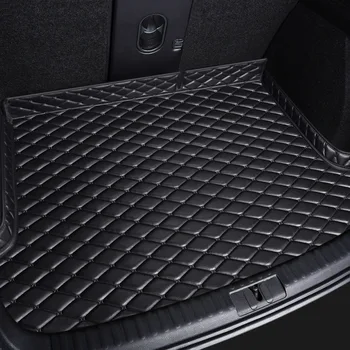 Постелки за багажник на кола от изкуствена кожа по поръчка за Peugeot 301 307 308 2014-2015 2016-2019 Детайли на интериора автоаксесоари килим