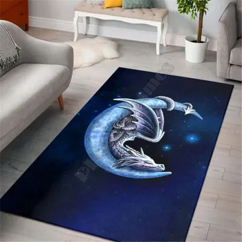 Правоъгълен килим Dragon Любовник с 3D принтом, черги, постелки, противоскользящий килим, украса на дома 05