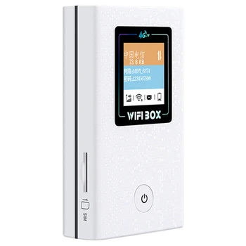 Преносим 4G Wifi Рутер Lte 4G Wifi Безжичен Рутер 6800 mah Батерия Power Bank Точка за Достъп Отключени Кола, Мобилен Телефон Със Слот За сим карта