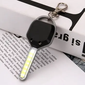 Преносими COB led светлини за ключове външно аварийно осветление мини-ключодържател Джобен фенер мини-фенерче