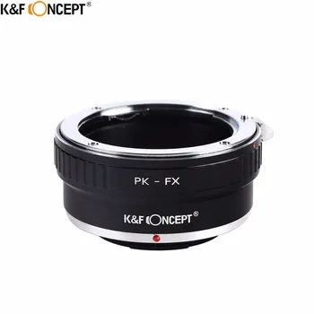 Преходни Пръстен за обектива на камерата K& F CONCEPT PK-FX обектив Pentax с монтиране PK K за фотоапарат Fujifilm X Mount Fuji FX X-Pro1 X-E1, X-M1