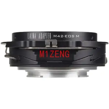 преходни пръстен за промяна на наклона на m42-eosm за обектив с винтовым монтиране m42 42 мм до беззеркальной фотоапарат canon EF-M eosm/m1/m2/m3/m5/m6/m10/m50/m100