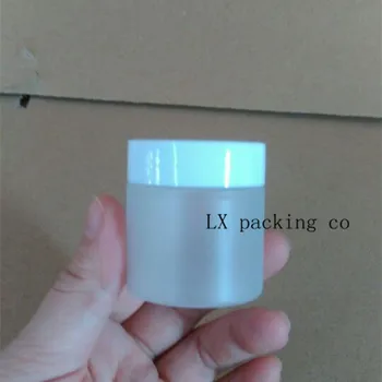 прозрачна матирана пластмасов буркан с обем 25 ml, нови оригинални кутии за козметичен крем за еднократна употреба, проба гел за очи, празни козметични контейнери