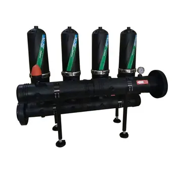 Промишлена вода 3-степенна система за филтриране на вода Капково напояване Автоматичен филтър обратно промиване