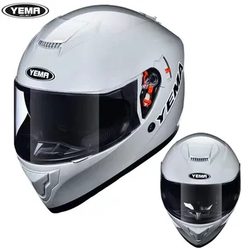 Професионален защитен състезателни мотоциклети каска с двойни лещи за възрастни, полнолицевый каска capacete casco мото