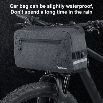 Професионална велосипедна чанта със защита от надраскване, универсален мотор чанта за колело, мотор предната чанта, диагонално чанта