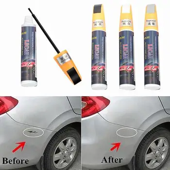 Професионална писалка за ремонт на автомобилни драскотини, авто грижи, в 3 цвята, черен, бял, сребрист, за ремонт на автомобилни надраскване, за да се грижи за боя, авто дръжка за боядисване на