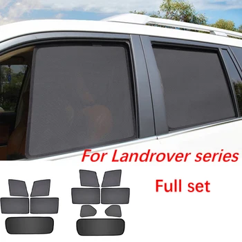 Пълен Комплект Автомобилни Слънцезащитен Козирка За LAND ROVER Discovery 3 5 Sport Range Rover Evoque Velar Авто сенника На Странично Прозорец От Марля на Окото Козирка