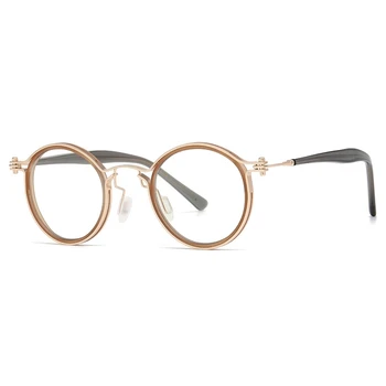 Пънк TR90 + метална дограма, vintage слънчеви очила, дамски, мъжки, маркови и дизайнерски очила, с квадратно кръгло огледало с рецепта, мъжки калъф за очила