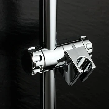 Рельсовый слайдер Взаимозаменяеми Държач на накрайник за душ стойка за душ Универсален 25 мм скоба Домакински тръба за баня с покритие