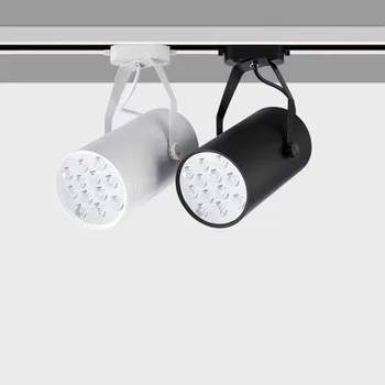 Светодиодна пътна лампа COB Track Lamp Рельсовое осветление 3 W 7 W 12 W за дома прожектор за магазин дрехи в стаята, Лампа за спални
