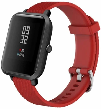 Силиконов ремък Duszake за Xiaomi Huami Amazfit Bip каишка, умни часовници, взаимозаменяеми каишка, 20 мм, гривна, умни аксесоари