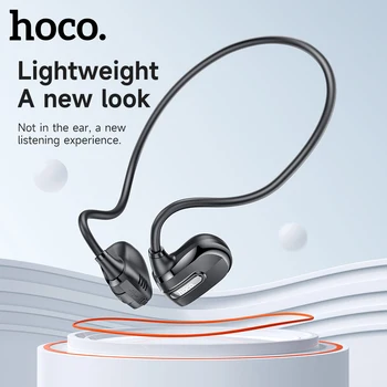 Слушалки HOCO Air Conductive Bluetooth 5.3, водоустойчив безжична слушалка с микрофон за джогинг и шофиране на открито