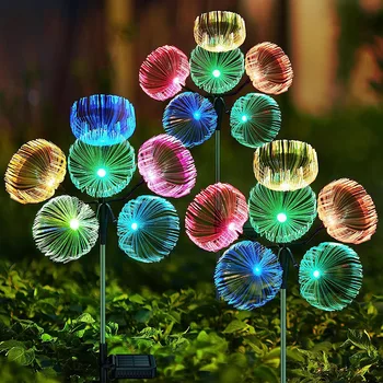 Слънчеви медузообразные фенери, градински фенери външно водонепроницаемое украса на ландшафта тревата градински фенери