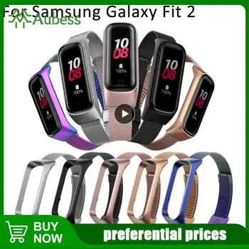 Смарт аксесоари, устойчив на пот каишка за часовник, водоустойчив взаимозаменяеми каишка, каишка за часовник от неръждаема стомана за Samsung Galaxy Fit2