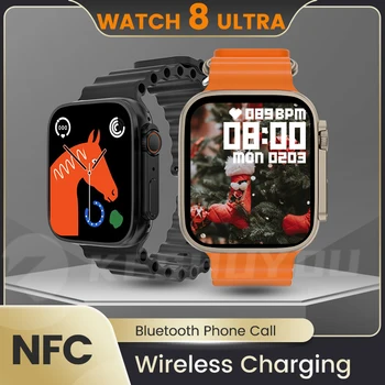 Смарт часовници 8 ултра Нови в Отговор на Предизвикателството на NFC Мъжки Умни часовници, Спортни Часовници 8 Безжични Зарядок Женски За iOS Номер PK IWO13 DT8 Max