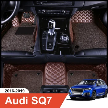 Специално Подбран Авто Подложка за Audi Audi SQ7 2016 Аксесоари За Интериора на ЕКО Дебел Килим По поръчка за лявото и дясното с
