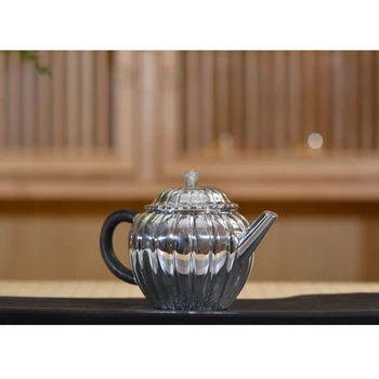 Сребърен пот от сребро проба 999, чай комплект ръчно изработени японски ретро-машина, домашна чаена церемония, чай набор от Кунг-фу, 160 мл