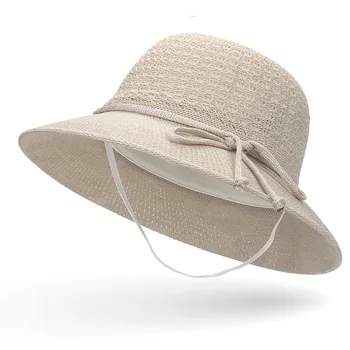 Стръмни дамски шапки-кофи, дамски лятна Панама, солнцезащитная шапка рибар, градинска и плажна солнцезащитная шапка, шапка за жени, директна доставка
