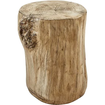 Табуретка-пън от изкуствено дърво с шариковым и гласове покритие, приставной маса с акцент MgO, бетон градински стол, 16,94 