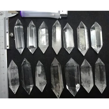Търговия на едро партия, 5 бр., сверхчистый crystal естествен кварц, точка пръчки, лечебни камъни във формата на Обелиск