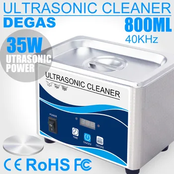 Ултразвукова машина за почистване на домакински десктоп съдове, бижута, очила, регулируема температура перална машина от неръждаема стомана