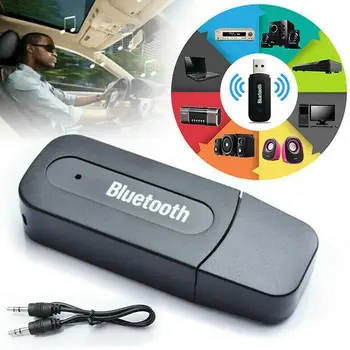 Универсален Автомобилен Bluetooth USB AUX аудиоприемник за BMW E46 E60 Ford focus 2 Kuga Mazda 3 cx-5 VW Polo Golf 4 5 6 Jetta, Passat