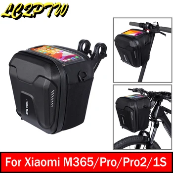 Универсални непромокаеми торби на волана за xiaomi M365 pro2 Mi3, чанта за предната част на рамката на електрически скутер, чанта за съхранение на мобилен телефон