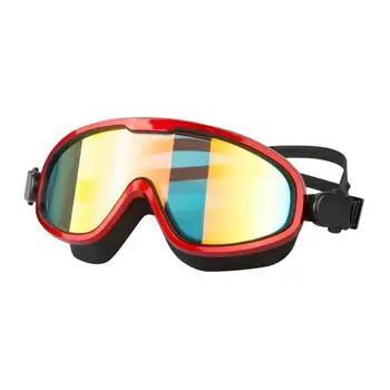 Фарове за очила за плуване, UV-защита на възрастни, младежки очила за плуване, слънчеви очила за плуване в голяма рамка за мъже, мъжки слънчеви очила срещу замъгляване