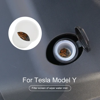Филтър на резервоара за течност на предното стъкло на превозното средство Авточасти модификация на автомобила за Tesla model 3 и model Y Авто чистачки водни автоаксесоари