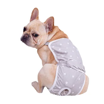 Френска куче, физиологични панталони за кучета, женски плюшено кученце Corgi, мопс на менструалния период, защитни панталони за домашни любимци, бельо за леля куче