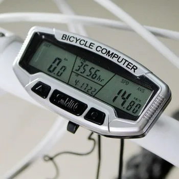 Хронометър за планински велосипеди, велосипеди на измерване на скоростта със синьо светящимся