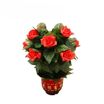 Цъфтящи храсти рози, дистанционно управление, 10, вписан цветове, илюзия рози, магически трик, сватбен подарък за Свети Валентин