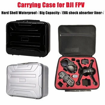 Чанта за съхранение на DJI FPV Drone батерия очила за дистанционно управление на Комбинираната аксесоари Скоростна Водоустойчив защитен калъф за носене EVA Iiner