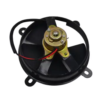 Черен Електрически Охлаждащ вентилатор D152mm за скутер 150